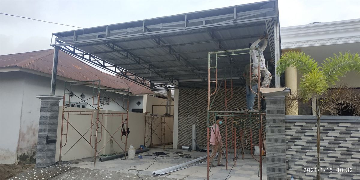 kanopi tanjung hulu - Dokumentasi Proyek